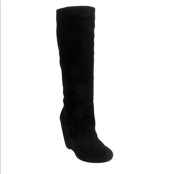 Joie Shoes - Joie paira black suede wedge boots